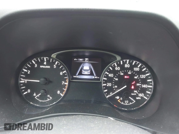 2017 Nissan Pathfinder SV with VIN 5N1DR2MM9HC606595, listed as a IAAI auction lot 41768647 with 144,724 mi miles. Bid and sale history available at carsss.com. Image 7.