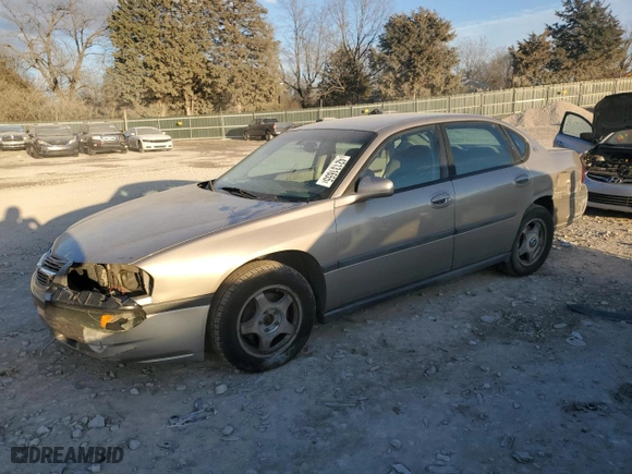2003 Chevrolet Impala with VIN 2G1WF52K739273282, listed as a Copart auction lot 42131655 with 130,704 mi miles and Clean Title. Bid and sale history available at carsss.com. Image 1.