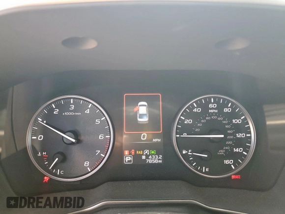 2024 Subaru Legacy Limited with VIN 4S3BWAN68R3024617, listed as a Copart auction lot 60344715 with 7,858 mi miles and Salvage title. Bid and sale history available at DreamBid. Image 9.