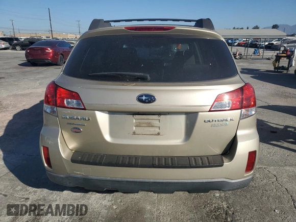 2010 Subaru Outback 2.5i Prem with VIN 4S4BRBGC3A1353138, listed as a Copart auction lot 66996044 with 114,441 mi miles and Salvage Title. Bid and sale history available at carsss.com. Image 6.
