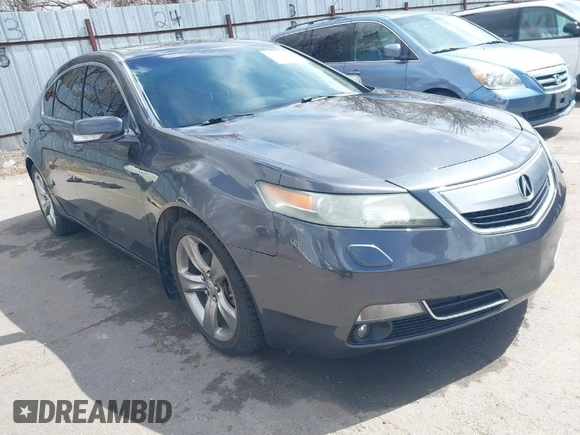 2012 Acura TL Tech Auto with VIN 19UUA9F54CA801889, listed as a IAAI auction lot 41939315 with 186,961 mi miles. Bid and sale history available at carsss.com. Image 1.