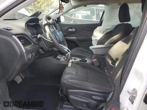 2021 Jeep Cherokee Latitude with VIN 1C4PJMCB4MD136078, listed as a Copart auction lot 43788135 with 78,256 mi miles and Salvage title. Bid and sale history available at DreamBid. Image 7.