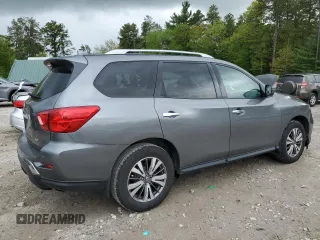 2020 Nissan Pathfinder S with VIN 5N1DR2AM5LC576489, listed as a Copart auction lot 57211435 with 75,641 mi miles and Salvage title. Bid and sale history available at DreamBid. Image 3.