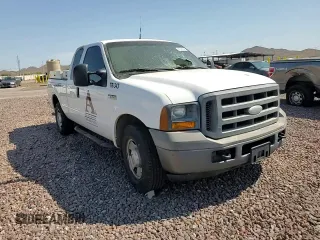 2005 Ford Super Duty F-250 XL with VIN 1FTNX20535EC88597, listed as a Copart auction lot 63240924 with 0 mi miles and Salvage Title. Bid and sale history available at carsss.com. Image 10.