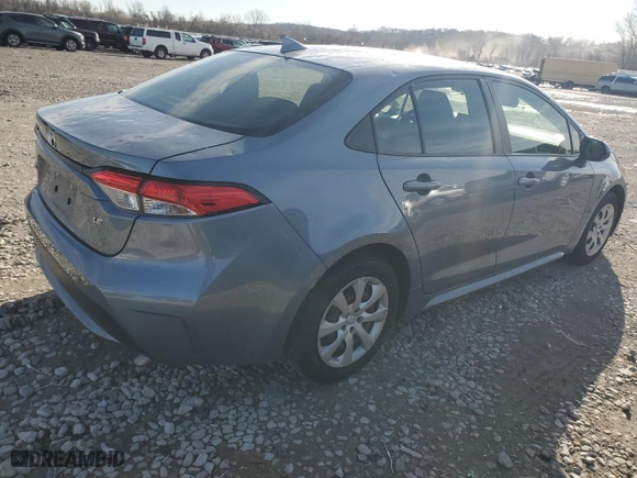 2022 Toyota Corolla LE with VIN JTDEPMAE6N3001954, listed as a Copart auction lot 50199565 with 64,577 mi miles and Salvage Title. Bid and sale history available at carsss.com. Image 3.
