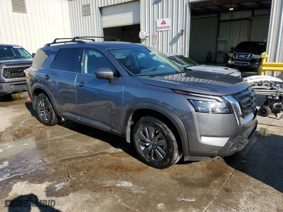 2024 Nissan Pathfinder SV with VIN 5N1DR3BA5RC269648, listed as a Copart auction lot 83800704 with 0 mi miles and Salvage Title. Bid and sale history available at carsss.com. Image 4.