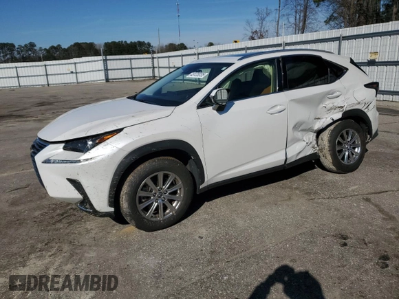 2021 Lexus NX with VIN JTJDJRDZ6M5015183, listed as a Copart auction lot 45123335 with 37,511 mi miles and Salvage Title. Bid and sale history available at carsss.com. Image 1.