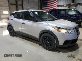 2020 Nissan Kicks S with VIN 3N1CP5BV1LL518434, listed as a Copart auction lot 46991545 with 66,980 mi miles and Salvage Title. Bid and sale history available at carsss.com. Image 4.