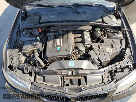 2008 BMW 1 Series 128i with VIN WBAUP93518VF47866, listed as a Copart auction lot 70322894 with Not provided miles and Salvage title. Bid and sale history available at DreamBid. Image 12.