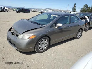 2008 Honda Civic LX with VIN 2HGFA16518H318976, listed as a Copart auction lot 55897095 with 183,864 mi miles and Salvage Title. Bid and sale history available at DreamBid. Image 1.