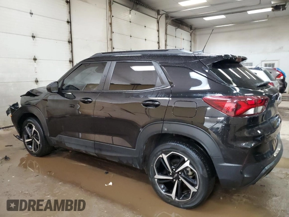 2022 Chevrolet TrailBlazer RS with VIN KL79MUSL9NB008021, listed as a Copart auction lot 43675294 with 61,641 mi miles and . Bid and sale history available at DreamBid. Image 2.