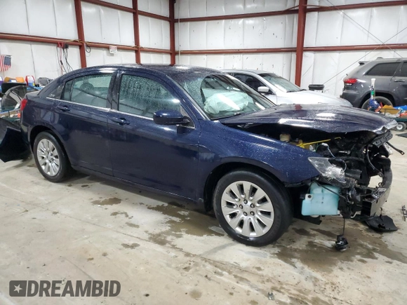 2013 Chrysler 200 LX with VIN 1C3CCBAG9DN726724, listed as a Copart auction lot 44275385 with 111,294 mi miles and Salvage Title. Bid and sale history available at carsss.com. Image 4.