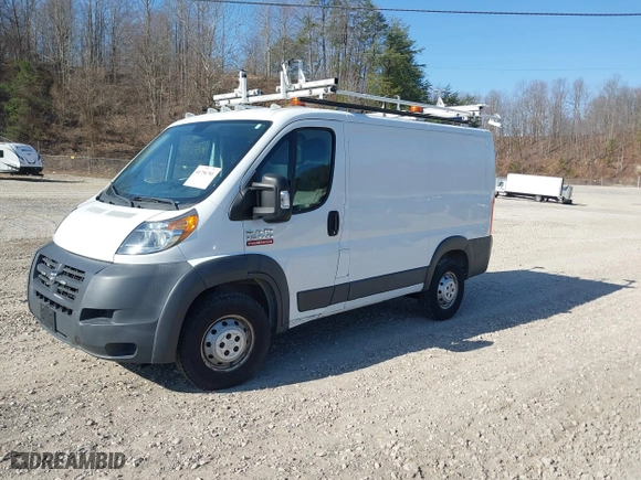 2015 Ram ProMaster Cargo Van with VIN 3C6TRVNG3FE519895, listed as a IAAI auction lot 41756781 with 69,110 mi miles. Bid and sale history available at carsss.com. Image 16.