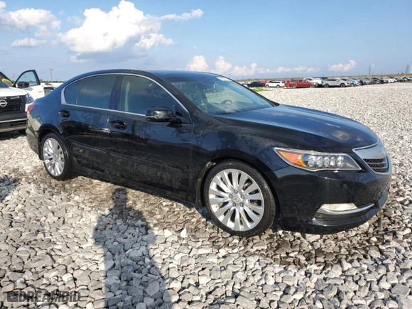 2014 Acura RLX Advance Pkg with VIN JH4KC1F9XEC001513, listed as a Copart auction lot 72014974 with 185,586 mi miles and Non Repairable. Bid and sale history available at carsss.com. Image 4.