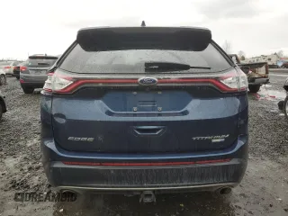 2017 Ford Edge Titanium with VIN 2FMPK4K93HBB38116, listed as a Copart auction lot 45160125 with 64,491 mi miles and Salvage Title. Bid and sale history available at carsss.com. Image 6.