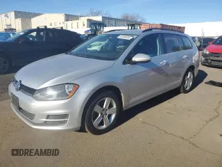 2015 Volkswagen Golf SportWagen TDI SE with VIN 3VWCA7AU7FM511857, listed as a Copart auction lot 83398484 with 147,225 mi miles and Salvage Title. Bid and sale history available at carsss.com. Image 1.