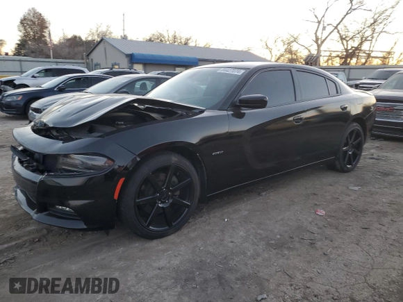 2017 Dodge Charger R/T with VIN 2C3CDXCT3HH626797, listed as a Copart auction lot 84427074 with 87,703 mi miles and Salvage title. Bid and sale history available at DreamBid. Image 1.