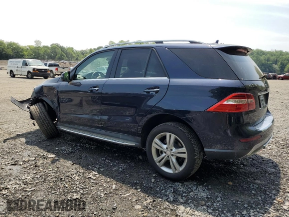 2015 Mercedes-Benz M 350 with VIN 4JGDA5HB2FA529997, listed as a Copart auction lot 59504795 with 69,872 mi miles and Salvage title. Bid and sale history available at DreamBid. Image 2.