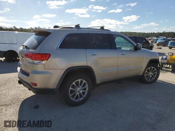 2015 Jeep Grand Cherokee Limited with VIN 1C4RJEBG8FC614815, listed as a Copart auction lot 46815175 with 138,848 mi miles and Clean Title. Bid and sale history available at carsss.com. Image 3.