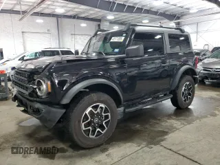 2023 Ford Bronco with VIN 1FMDE5AH7PLB26901, listed as a Copart auction lot 43171395 with 9,934 mi miles and Salvage Title. Bid and sale history available at carsss.com. Image 1.