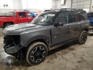 2024 Ford Bronco Sport Outer Banks with VIN 3FMCR9C6XRRF25857, listed as a Copart auction lot 51911225 with 9,073 mi miles and Salvage title. Bid and sale history available at DreamBid. Image 1.