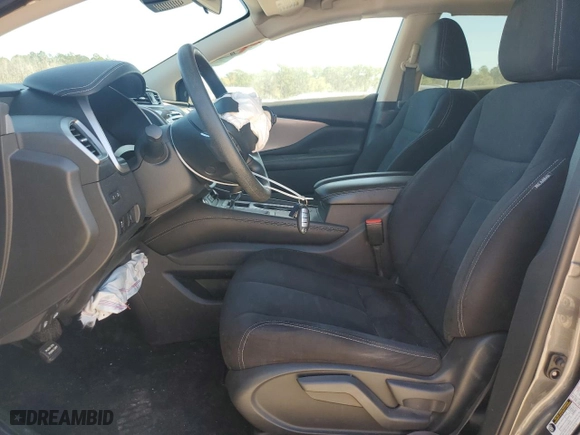 2021 Nissan Murano S with VIN 5N1AZ2AS2MC141528, listed as a Copart auction lot 80061054 with 47,610 mi miles and Salvage Title. Bid and sale history available at carsss.com. Image 7.