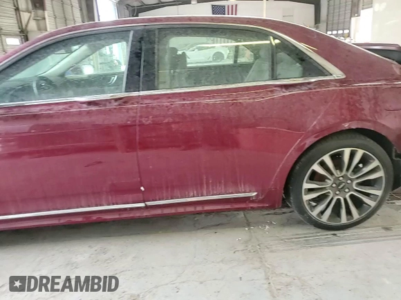 2017 Lincoln Continental Reserve with VIN 1LN6L9NC8H5623482, listed as a Copart auction lot 47784674 with 33,736 mi miles and Salvage Title. Bid and sale history available at carsss.com. Image 11.