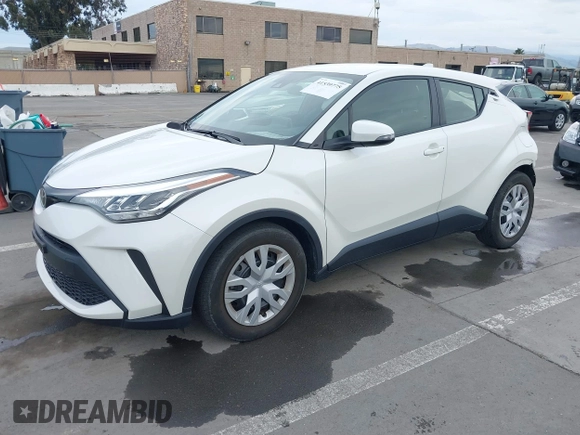 2021 Toyota C-HR LE with VIN JTNKHMBX1M1098521, listed as a IAAI auction lot 41539775 with 14,840 mi miles. Bid and sale history available at carsss.com. Image 18.