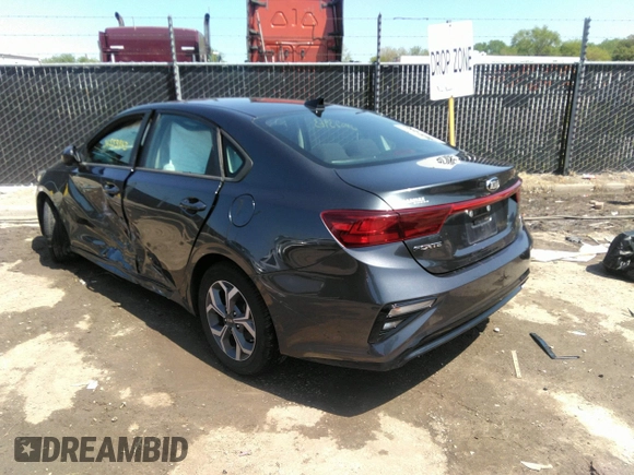 2019 Kia Forte LXS with VIN 3KPF24AD2KE112760, listed as a IAAI auction lot 36553963 with 51,192 mi miles and . Bid and sale history available at carsss.com. Image 3.