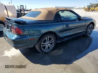 1996 Ford Mustang GT with VIN 1FALP45XXTF235504, listed as a Copart auction lot 45662595 with 57,849 mi miles and Salvage title. Bid and sale history available at DreamBid. Image 3.