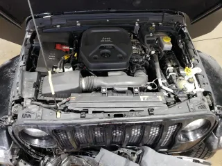 2021 Jeep Wrangler Unlimited Sahara Altitude с VIN 1C4HJXEN3MW796808, выставлен на аукционе Copart как лот 88975515 с пробегом 25 824 миль миль и Списание • Salvage title. История ставок и продаж доступна на DreamBid. Изображение 14.