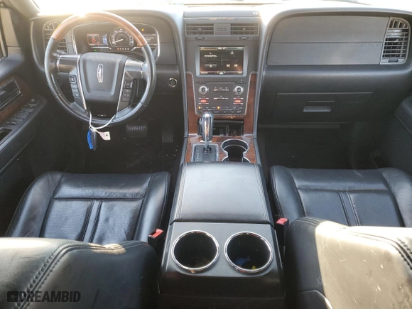 2015 Lincoln Navigator with VIN 5LMJJ2JT7FEJ14619, listed as a Copart auction lot 41954665 with 49,600 mi miles and Salvage Title. Bid and sale history available at carsss.com. Image 8.
