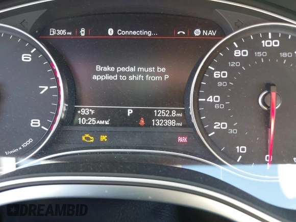 2013 Audi A7 Premium Plus with VIN WAUYGAFCXDN132677, listed as a IAAI auction lot 42630446 with 132,398 mi miles and . Bid and sale history available at DreamBid. Image 7.