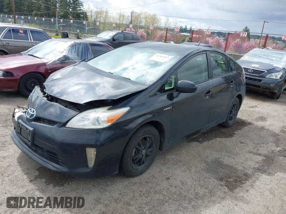 2013 Toyota Prius One with VIN JTDKN3DU9D1721670, listed as a IAAI auction lot 41945657 with 188,450 mi miles. Bid and sale history available at carsss.com. Image 17.