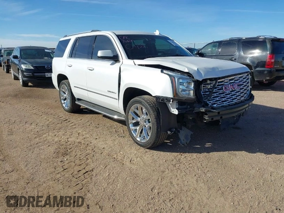 2020 GMC Yukon Denali with VIN 1GKS2CKJ3LR260455, listed as a IAAI auction lot 41690495 with 92,498 mi miles. Bid and sale history available at carsss.com. Image 1.