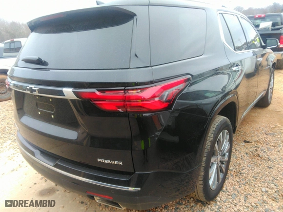 2023 Chevrolet Traverse Premier with VIN 1GNERKKW7PJ319982, listed as a IAAI auction lot 41534822 with 5,123 mi miles. Bid and sale history available at carsss.com. Image 4.