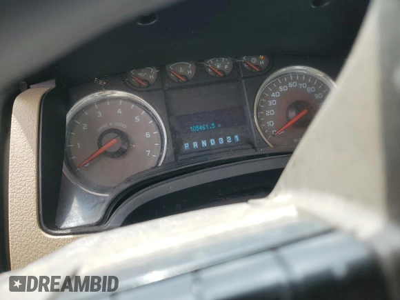 2010 Ford F-150 XL with VIN 1FTEX1E88AFD60038, listed as a Copart auction lot 49773115 with 105,461 mi miles and Salvage title. Bid and sale history available at DreamBid. Image 9.