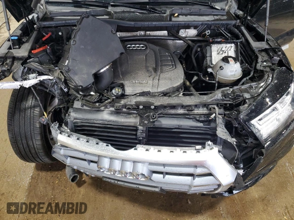 2020 Audi Q5 Premium Plus with VIN WA1BNAFY4L2016864, listed as a Copart auction lot 65943315 with 19,704 mi miles and Salvage title. Bid and sale history available at DreamBid. Image 12.