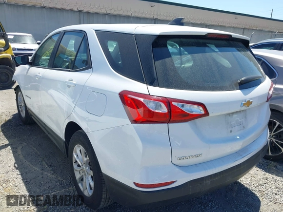 2021 Chevrolet Equinox LS with VIN 3GNAXHEV6MS143527, listed as a IAAI auction lot 42028486 with 23,136 mi miles and . Bid and sale history available at DreamBid. Image 3.