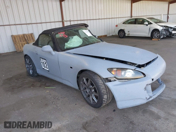 2002 Honda S2000 with VIN JHMAP11432T008634, listed as a IAAI auction lot 42110993 with Not Provided miles and . Bid and sale history available at DreamBid. Image 1.