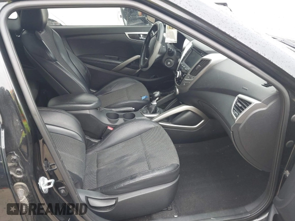 2013 Hyundai Veloster w/Black Int with VIN KMHTC6AD3DU084995, listed as a IAAI auction lot 42513920 with 103,595 mi miles and . Bid and sale history available at DreamBid. Image 5.