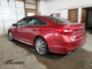 2016 Hyundai Sonata Sport with VIN 5NPE34AF9GH268856, listed as a Copart auction lot 43156845 with 116,117 mi miles and Salvage Title. Bid and sale history available at DreamBid. Image 2.