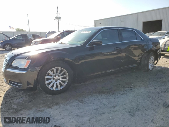 2014 Chrysler 300 with VIN 2C3CCAAGXEH203684, listed as a Copart auction lot 52162085 with 224,928 mi miles and Salvage Title. Bid and sale history available at carsss.com. Image 1.