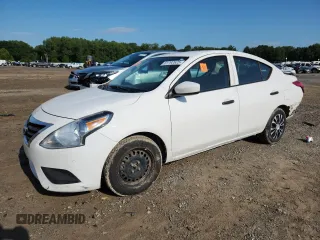 2017 Nissan Versa SV with VIN 3N1CN7AP2HL858624, listed as a Copart auction lot 61792625 with 147,380 mi miles and Salvage title. Bid and sale history available at DreamBid. Image 1.