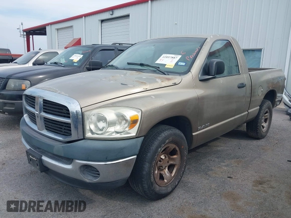 2008 Dodge 1500 ST with VIN 1D7HA16K18J199084, listed as a IAAI auction lot 41897887 with 163,272 mi miles and . Bid and sale history available at DreamBid. Image 2.