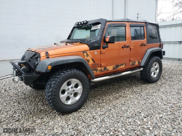2010 Jeep Wrangler Unlimited Sport with VIN 1J4BA3H10AL213335, listed as a Copart auction lot 50534795 with 161,083 mi miles and Clean Title. Bid and sale history available at carsss.com. Image 1.
