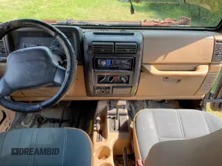 1999 Jeep Wrangler Sahara with VIN 1J4FY49S5XP496486, listed as a Copart auction lot 54989365 with 128,498 mi miles and Clean Title. Bid and sale history available at carsss.com. Image 9.