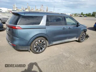 2023 Kia Carnival EX with VIN KNDNC5H31P6243106, listed as a Copart auction lot 70280094 with 14,198 mi miles and Salvage Title. Bid and sale history available at carsss.com. Image 3.