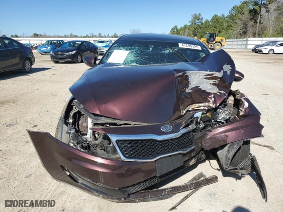 2011 Kia Optima EX with VIN KNAGN4A79B5085880, listed as a Copart auction lot 47295125 with 0 mi miles and Salvage Title. Bid and sale history available at carsss.com. Image 13.
