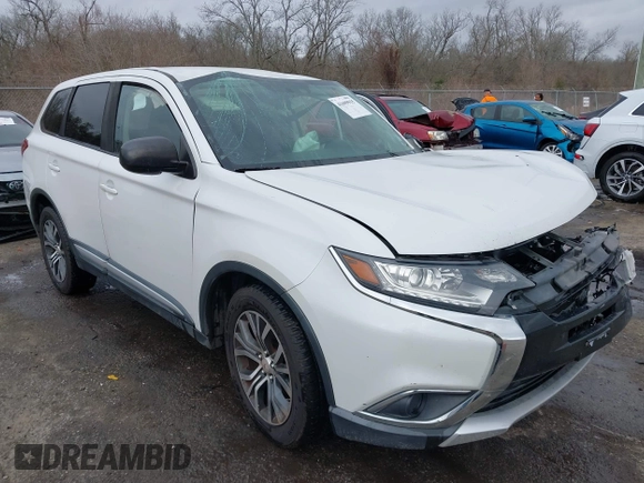 2016 Mitsubishi Outlander ES with VIN JA4AD2A34GZ043074, listed as a IAAI auction lot 41699935 with Not provided miles and . Bid and sale history available at DreamBid. Image 1.